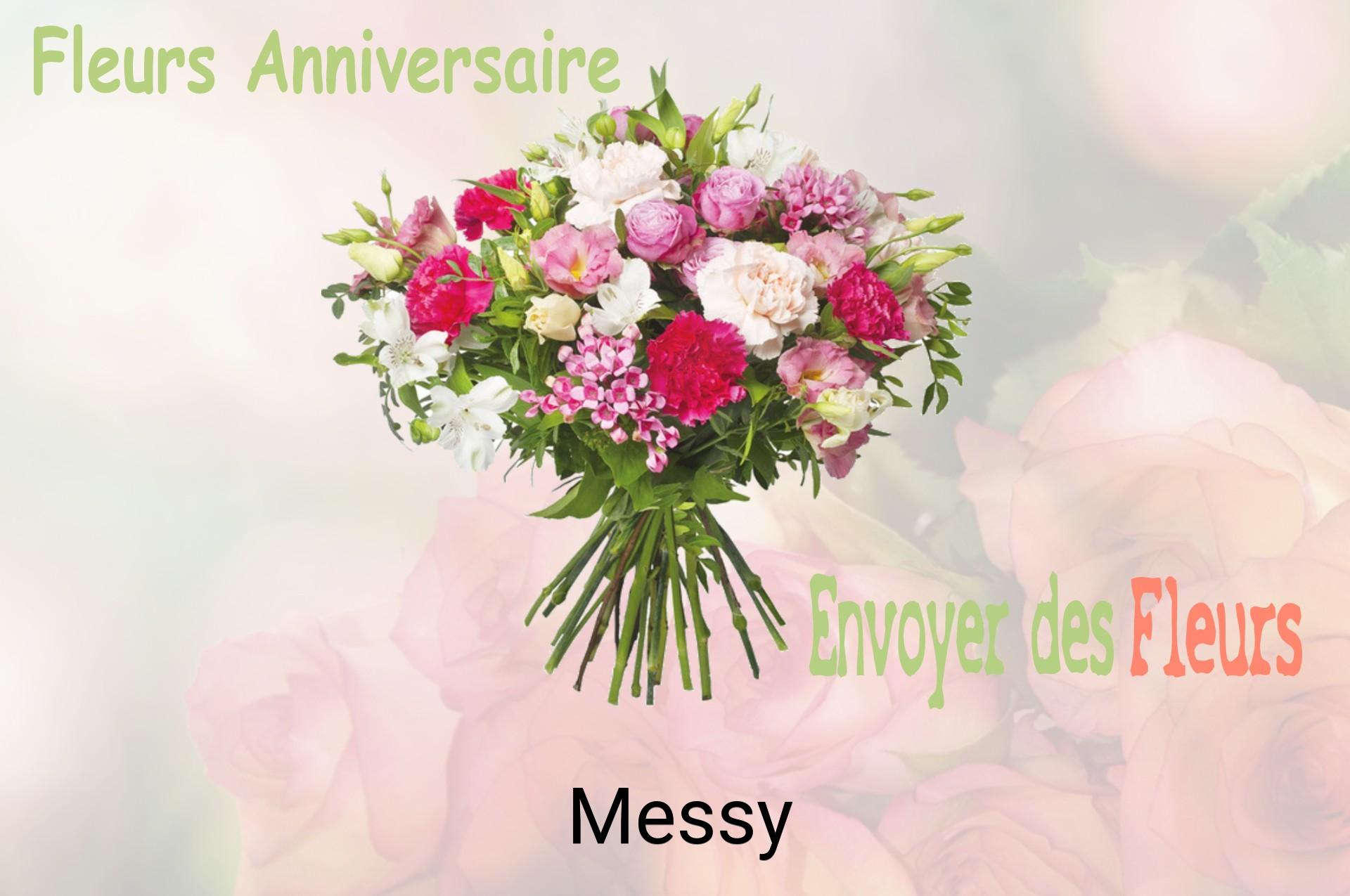 Bouquet de fleurs d’anniversaire livré à Messy